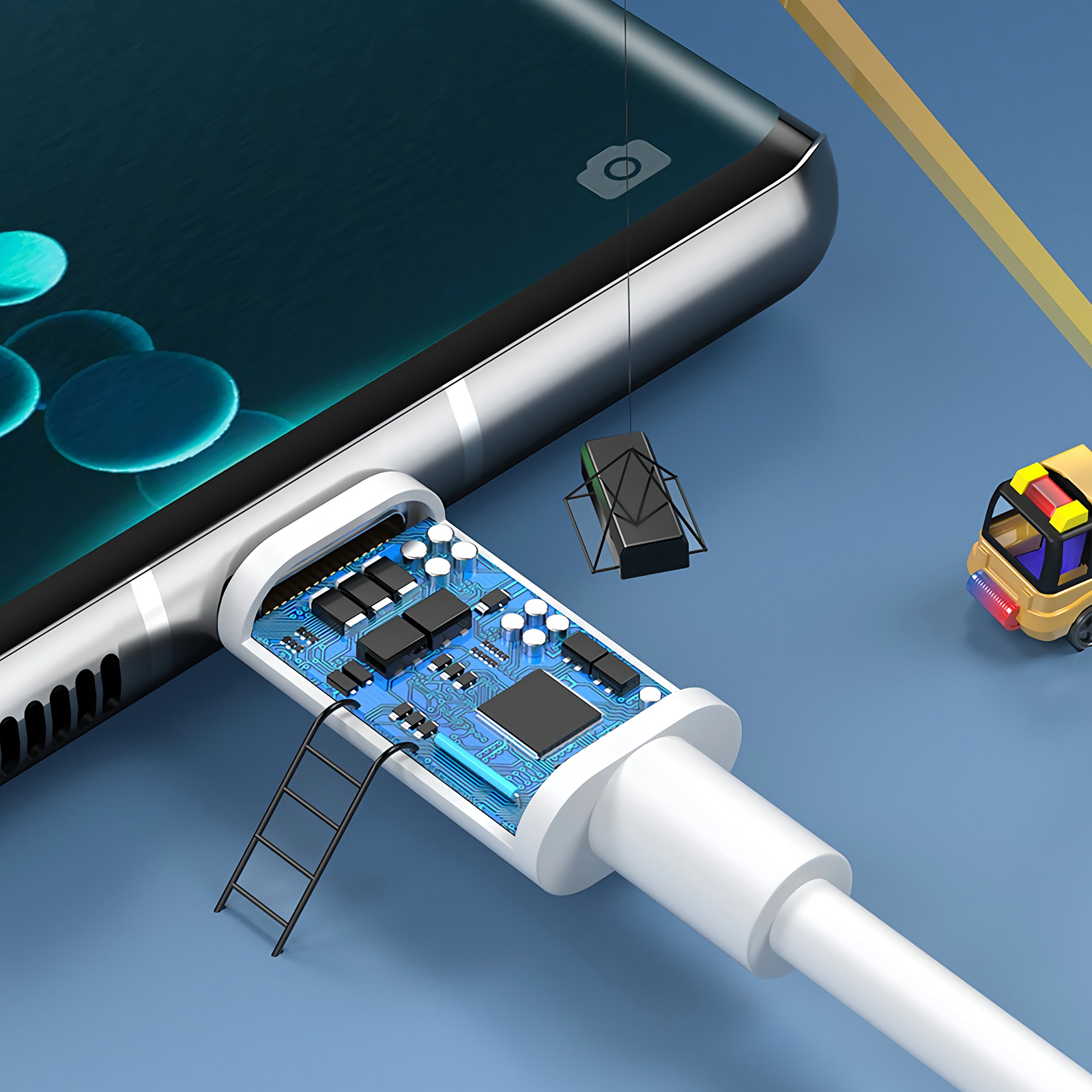 Fast Charging USB-C Cables (2 pack)