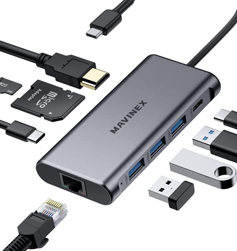 MAVINEX 9-in-1 USB-C Docking Station