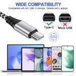 2-Pack 6ft USB-C Charging Cables