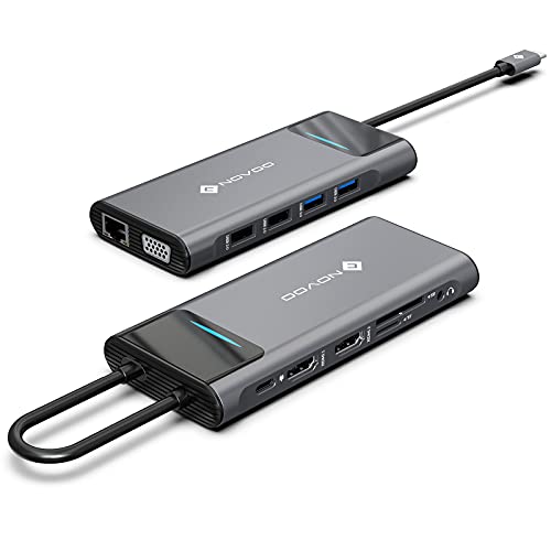 NOVOO 12 in 1 USB-C Docking Station