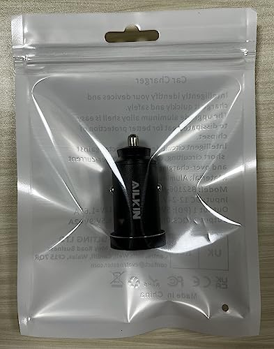 Dual Port USB-C Car Charger by AILKIN