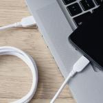 onn. 6' USB-C to C Cable, White