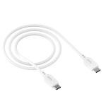 onn. 6' USB-C to C Cable, White