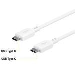 onn. 6' USB-C to C Cable, White