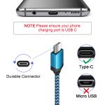 Gray USB-C Phone Charging Cord