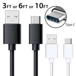 10ft Fast Charging USB-C Cable for Samsung & Google