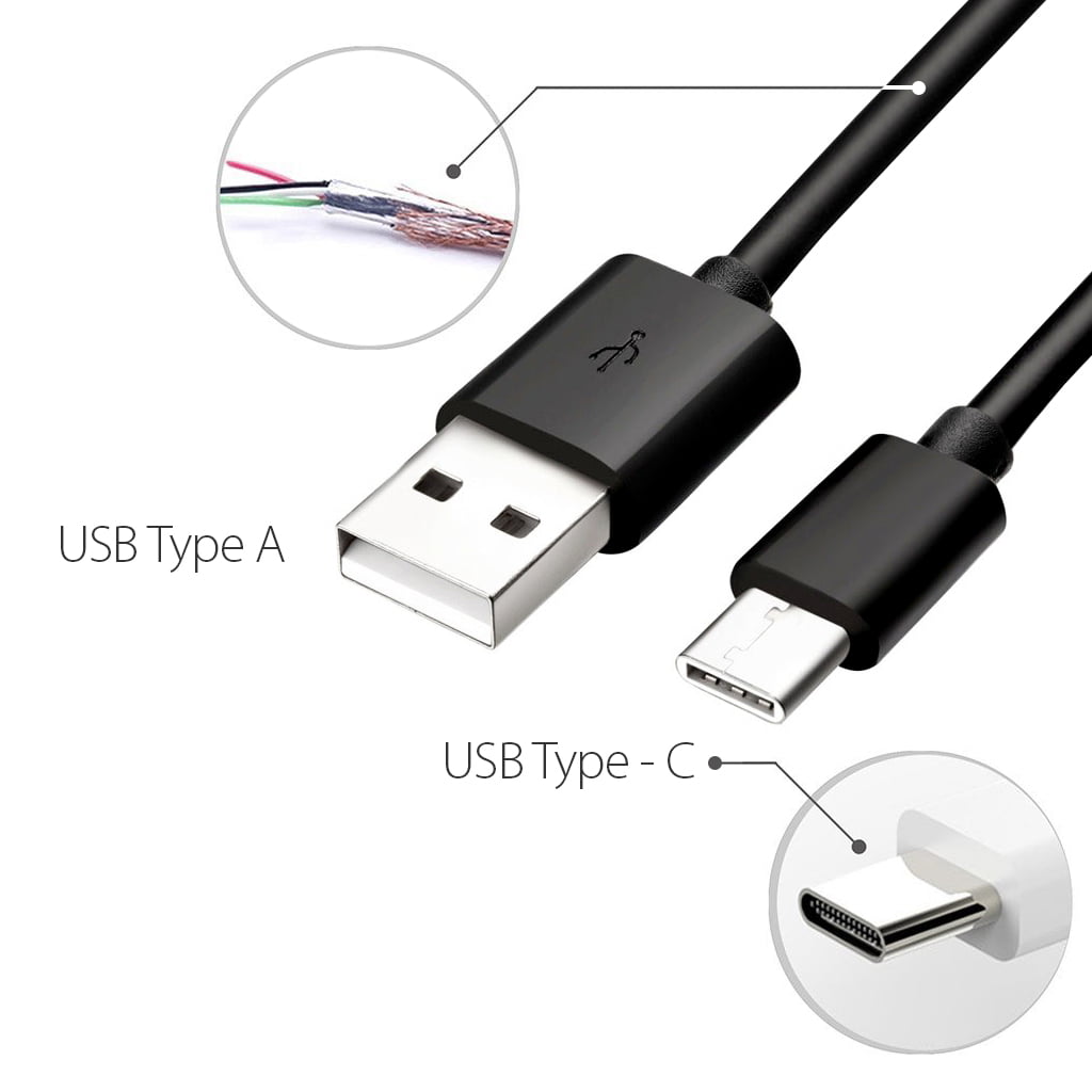 Afflux 10FT USB-C Type-C Fast Charge Cable (2 Pack)