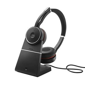 Jabra Evolve 75 Wireless Headset with USB-C Adapter