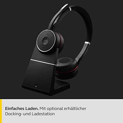 Jabra Evolve 75 Wireless Headset with USB-C Adapter