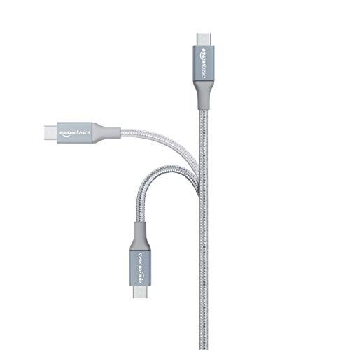 Dark grey USB-C to micro-B cable - 0.9m