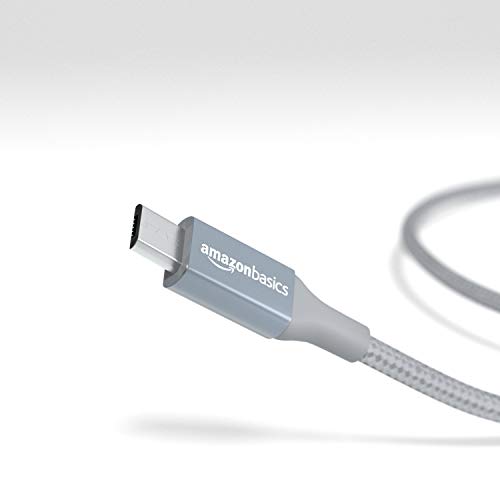 Dark grey USB-C to micro-B cable - 0.9m