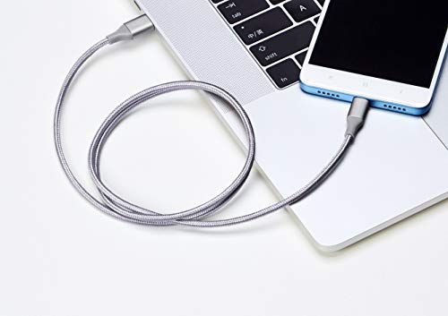 Dark grey USB-C to micro-B cable - 0.9m