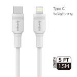 Fast Charging Type-C to Lightning Cable [White]