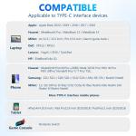 Fast Charging USB-C Cable 2-Pack, 3ft