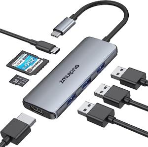 7-in-1 USB-C Adapter with HDMI for MacBooks