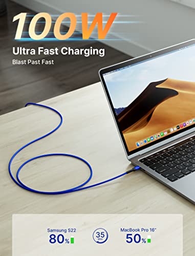 JSAUX 3-Pack USB C Cables - Fast Charging
