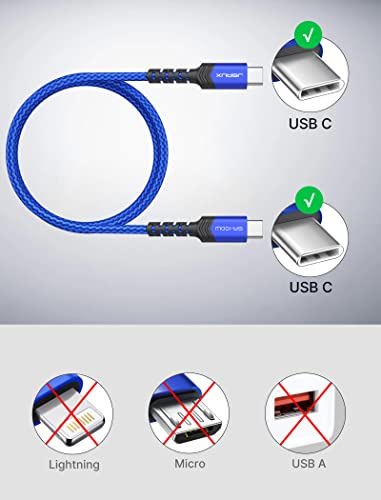 JSAUX 3-Pack USB C Cables - Fast Charging