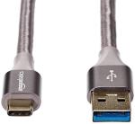 3m Double Braided USB-C to Type-A Cable