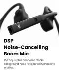 Wireless Bone Conduction Headset with Noise Canceling Mic