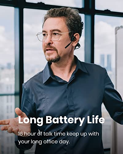 Wireless Bone Conduction Headset with Noise Canceling Mic