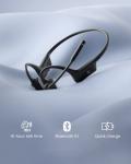 Wireless Bone Conduction Headset with Noise Canceling Mic