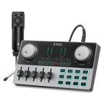 🎙️ 𝗗𝗢𝗡𝗡𝗘𝗥 Podcast Equipment Bundle Kit Audio Interface + Condenser Mic