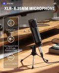 🎙️ 𝗗𝗢𝗡𝗡𝗘𝗥 Podcast Equipment Bundle Kit Audio Interface + Condenser Mic