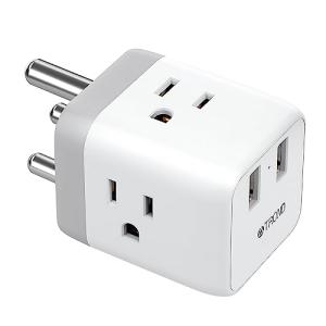 TROND Type M Travel Adapter with USB Ports