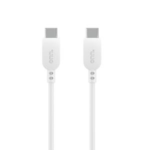 onn. 6' USB-C to C Cable, White