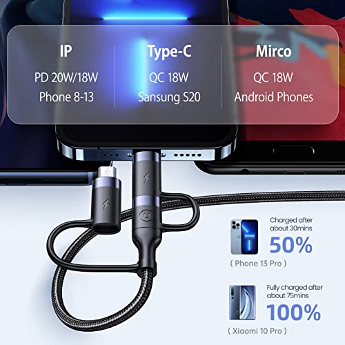 6 in 1 USB C Charging Cable