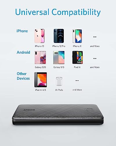 Anker USB-C Portable Charger, 10000mAh, 20W PD