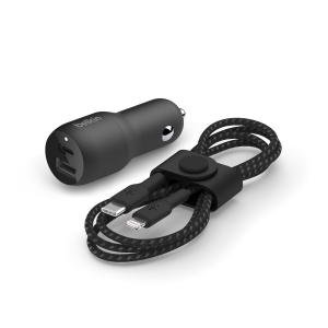 Belkin BOOSTCHARGE Car Charger with USB-C/A