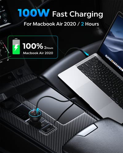 Baseus 160W Triple Port USB-C Car Charger