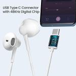 4-Pack USB-C Wired Earphones with Mic