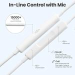 4-Pack USB-C Wired Earphones with Mic