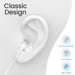 4-Pack USB-C Wired Earphones with Mic