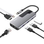 USB C Hub with Ethernet, HDMI & Ports