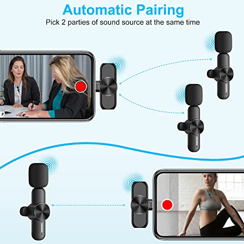 Professional Mini Wireless Microphone for USB-C