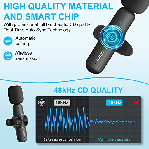Professional Mini Wireless Microphone for USB-C