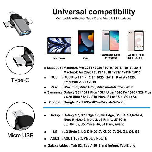 Multi-Use USB-C Adapter for Apple Devices