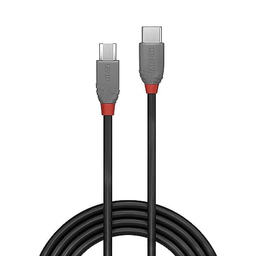 Black 0.5m USB-C to Micro-B Cable