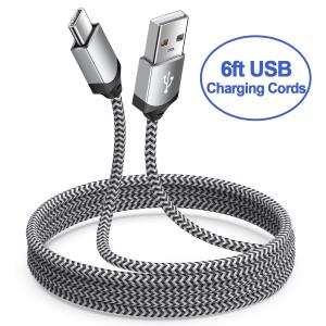 Gray USB-C Phone Charging Cord