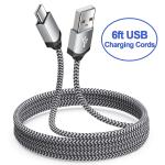 Gray USB-C Phone Charging Cord