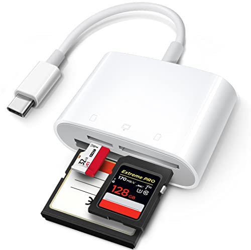 USB-C SD Card Reader Adapter for Multiple Devices