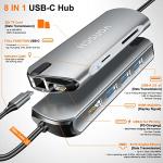 8-in-1 USB-C Docking Station with Ethernet & 4K HDMI