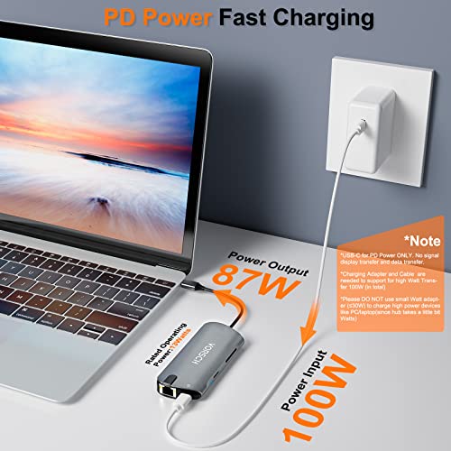 8-in-1 USB-C Docking Station with Ethernet & 4K HDMI