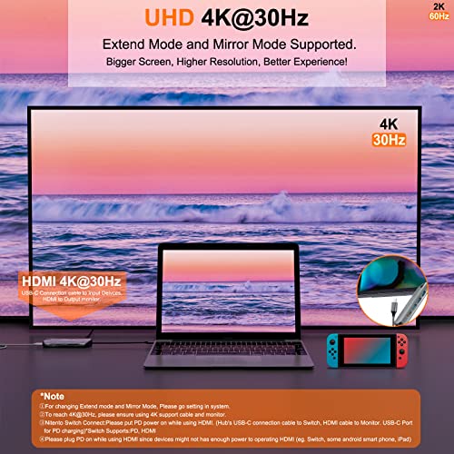 8-in-1 USB-C Docking Station with Ethernet & 4K HDMI