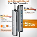 8-in-1 USB-C Docking Station with Ethernet & 4K HDMI