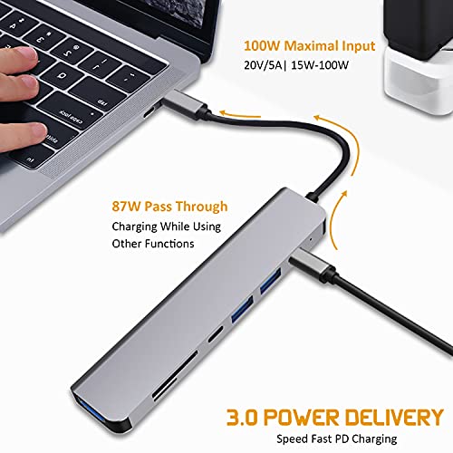 7-in-1 USB C Hub with 4K HDMI