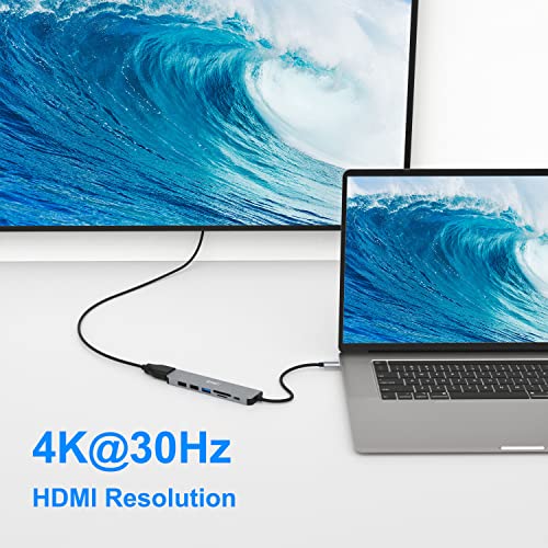 7-in-1 USB C Hub with 4K HDMI